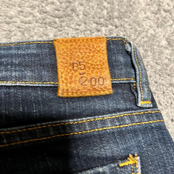 Raleigh Jeans Womens 27 (31x34) Denim Blue Straight Long White Oak Denim ** - Picture 5 of 13